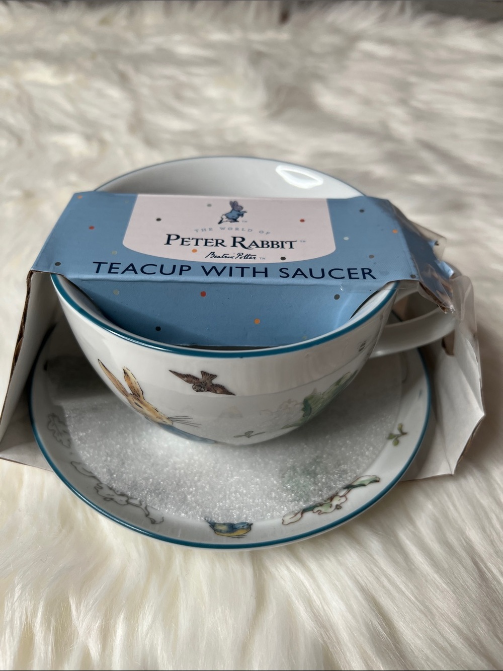 BEATRIX POTTER | Peter Rabbit Ceramic Teacup & Saucer Set
